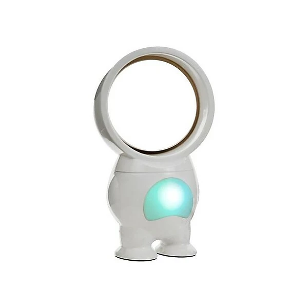 Fans Trademark Global Robo 11.5"H 1-Speed Portable Fan, White (72-HE519) 3 Fans Trademark Global Robo 11.5"H 1-Speed Portable Fan, White (72-HE519)