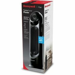 Fans Honeywell TurboForce 32" 6-Speed Oscillating Tower Fan, Black (HYF500)