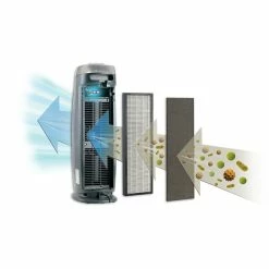Air Purifiers GermGuardian 4-in-1 Energy Star HEPA Tower Air Purifier, (AC4825DLX) -Lasko Sales sp49169725 s7
