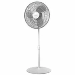 Fans Lasko® 16" Oscillating Stand Floor Fan, White (S16201)