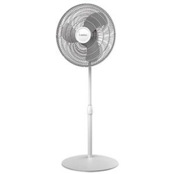 Fans Lasko® 16" Oscillating Stand Floor Fan, White (S16201) 3 Fans Lasko® 16" Oscillating Stand Floor Fan, White (S16201)