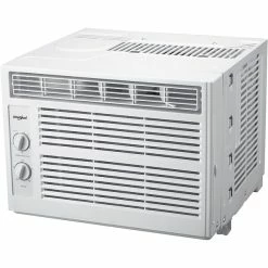 Air Conditioners Whirlpool 5,000 BTU 115V Window-Mounted Air Conditioner With Mechanical Controls 9 Air Conditioners Whirlpool 5,000 BTU 115V Window-Mounted Air Conditioner With Mechanical Controls -Lasko Sales sp6911401 s7