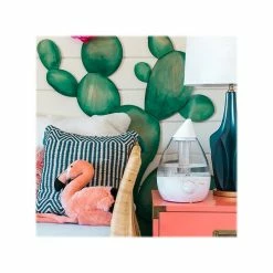 Humidifiers Crane Ultrasonic Cool Mist Tabletop Humidifier, 1-Gallon, For Rooms 500 Sq. Ft., Clear/White (EE-5301CW) -Lasko Sales sp75061563 s7