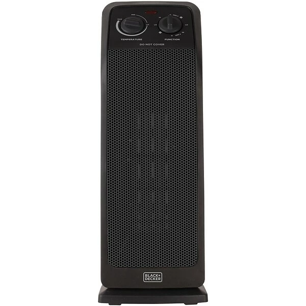 Black & Decker Heaters BLACK+DECKER 1,500-Watt Ceramic Tower Heater, Black (BHTC571) 3 Black & Decker Heaters BLACK+DECKER 1,500-Watt Ceramic Tower Heater, Black (BHTC571)