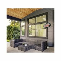 Heaters Hanover 1500-Watt Electric Heater, Black (HAN1001HABLK-SD) -Lasko Sales sp90644750 s7