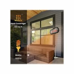 Heaters Hanover 1500-Watt Electric Heater, Black (HAN1001HABLK-SD) -Lasko Sales sp90644752 s7