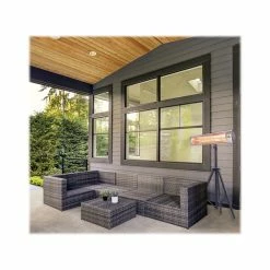 Heaters Hanover 1500-Watt Electric Heater, Silver (HAN1053IC-TP) -Lasko Sales sp90644764 s7