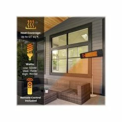 Heaters Hanover 1500-Watt Electric Heater, Black (HAN1041ICBLK-SD) -Lasko Sales sp90644789 s7