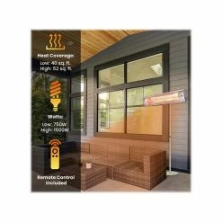 Heaters Hanover 1500-Watt Electric Heater, Silver (HAN1053IC-SD) 13 Heaters Hanover 1500-Watt Electric Heater, Silver (HAN1053IC-SD) -Lasko Sales sp90644796 s7
