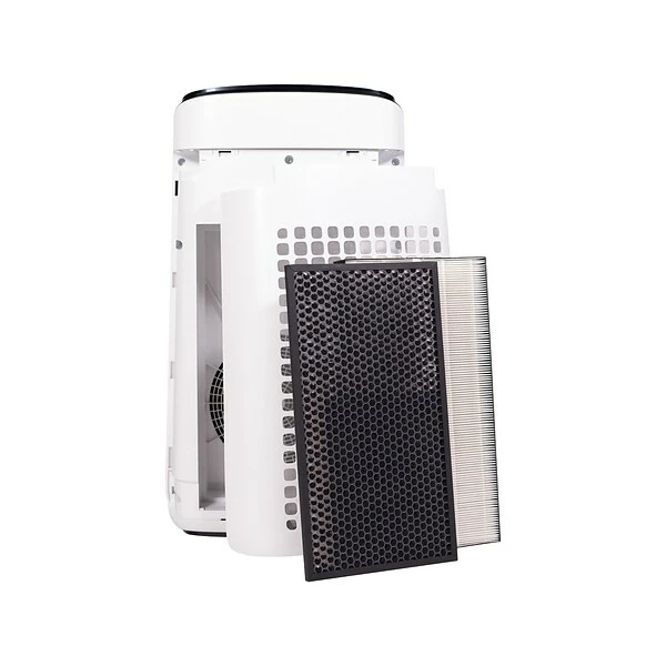 Honeywell QuietClean® Air Purifier Sharp Plasmacluster True HEPA Console Air Purifier, 3-Speed, White/Black (FX-J80UW) 5 Honeywell QuietClean® Air Purifier Sharp Plasmacluster True HEPA Console Air Purifier, 3-Speed, White/Black (FX-J80UW) - Image 3