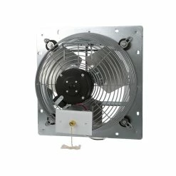 Fans TPI 12" 3-Speed Exhaust Fan, Gray (07986202)