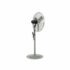 Fans TPI 78" 2-Speed Oscillating Pedestal Fan, Gray (07964202)