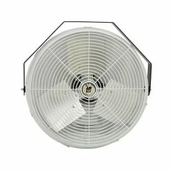 Fans TPI Workstation 21.5" 3-Speed Wall Fan, White/Black (08763102)